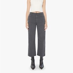 MOTHER The Dodger Gray Ankle & Cropped Jeans 28
